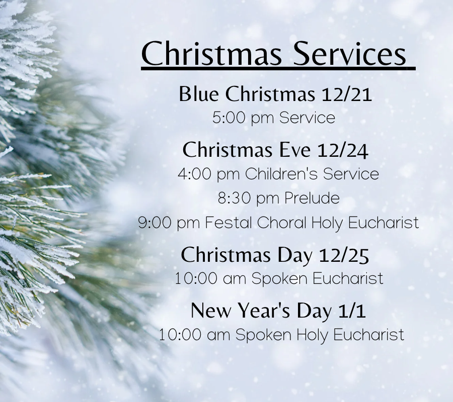 Christmas Services Emmanuel Episcopal Church