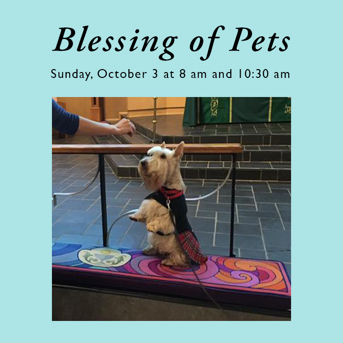 Blessing of Pets Emmanuel Episcopal Church